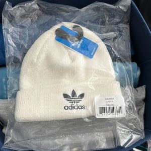 Adidas beanie in white